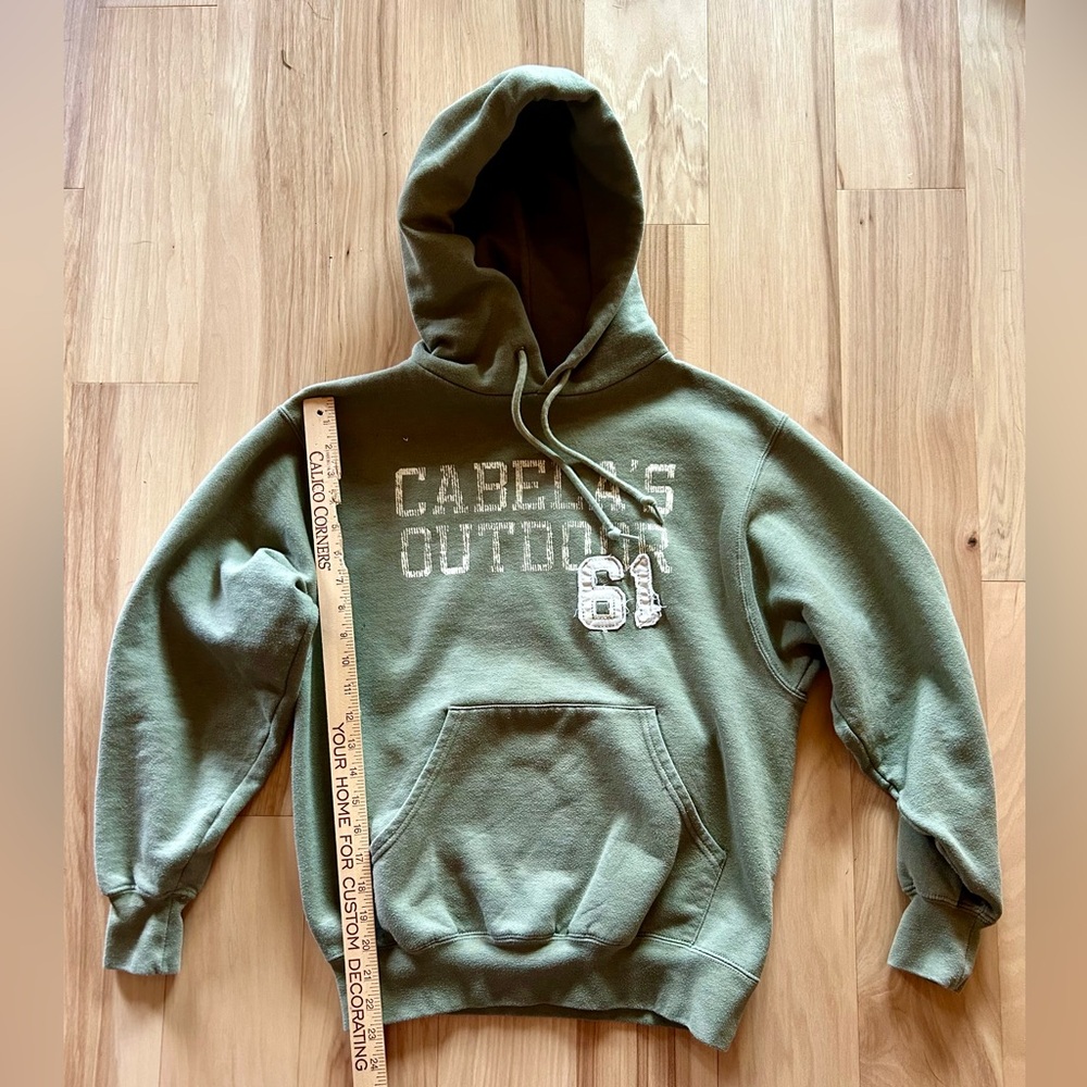 Cabela's Green Logo Hoodie
